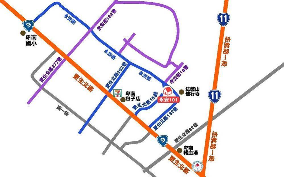 Bed and Breakfast 永安101 Wing On X 國旅補助-1000元 Taitung Экстерьер фото